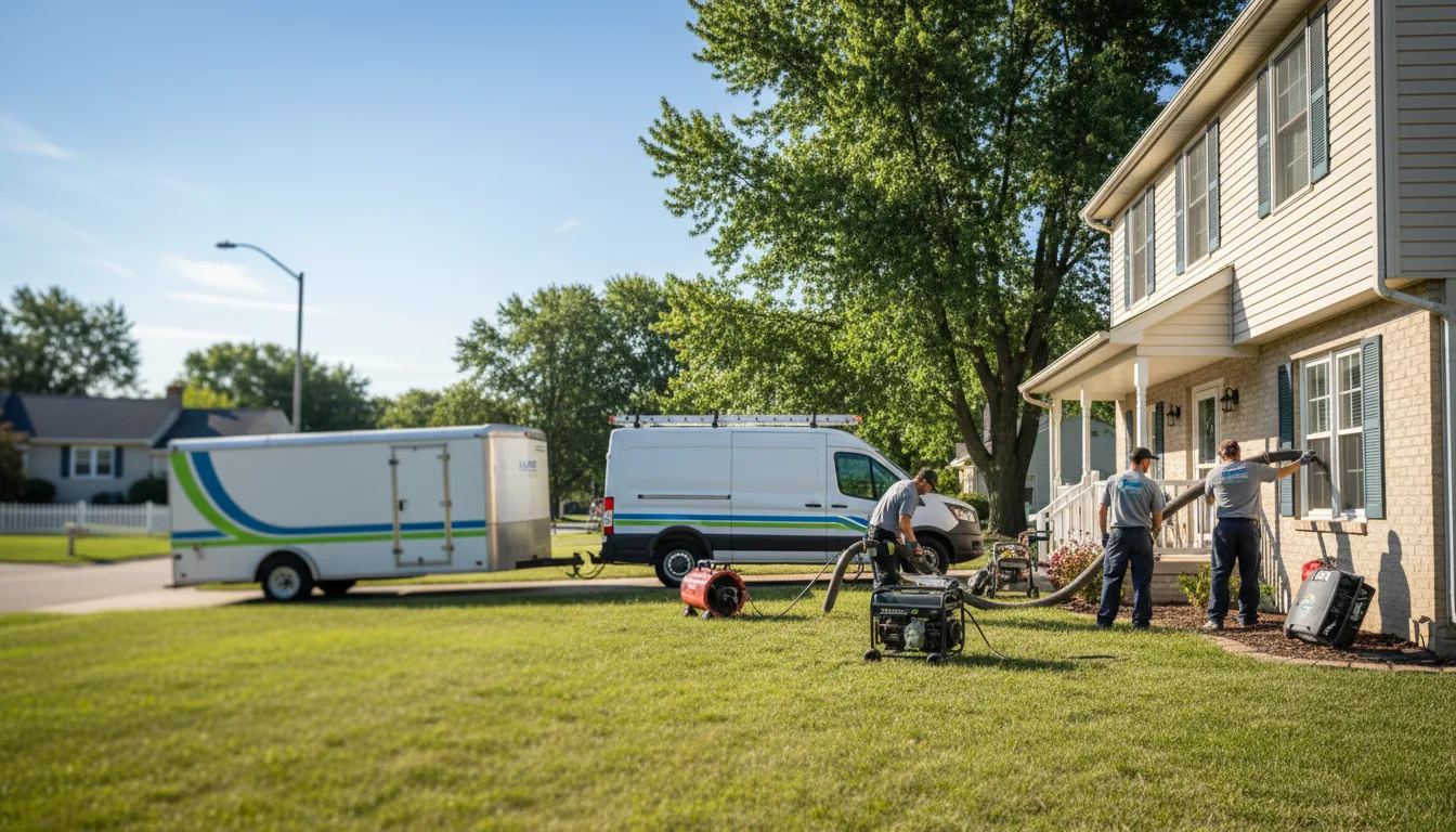 Flooded Basement Restoration And Cleanup With Repair in Haven, KS near me